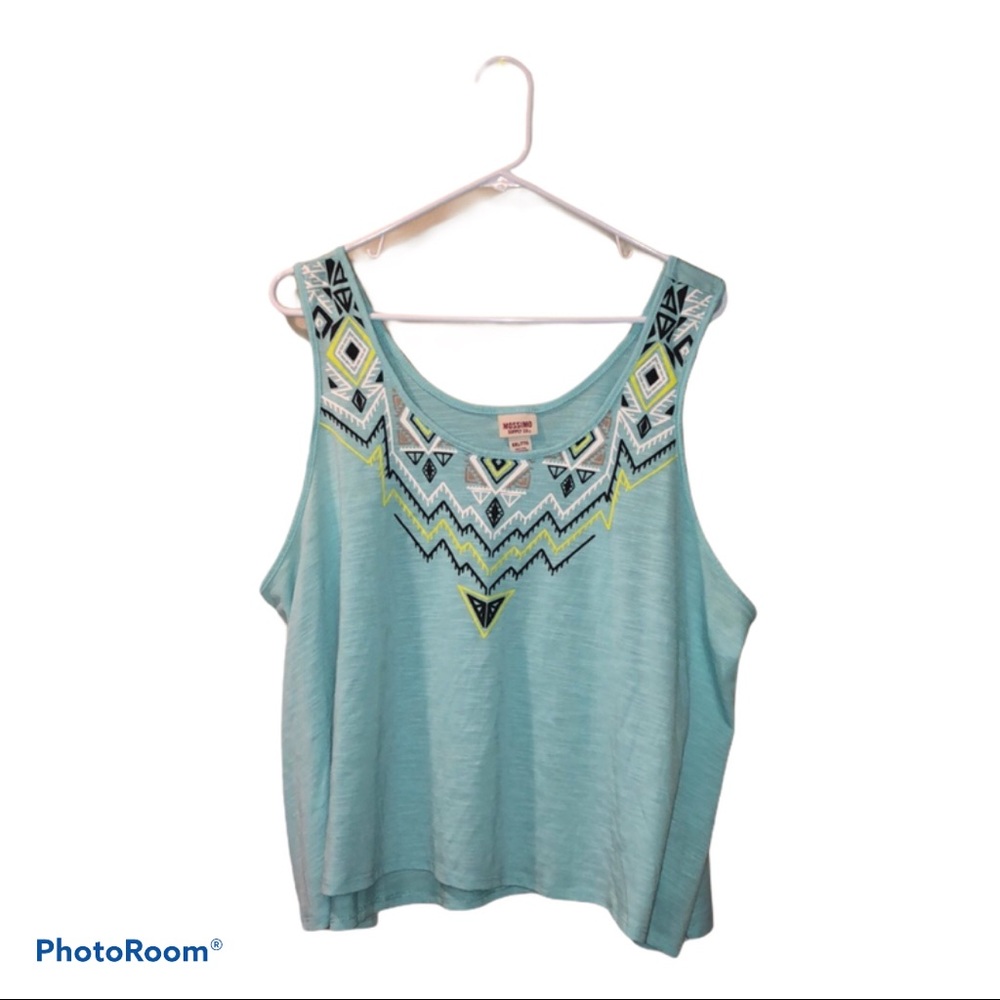 (LAST CHANCE) MOSSIMO SUPPLY CO •Cropped Tank Top